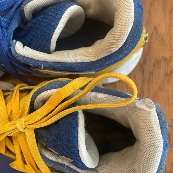 Hardin Vol. 4‎ Basketball shoes Men’s Size 9.5 Blue Suede Yellow Sneakers #54 - Picture 8 of 11